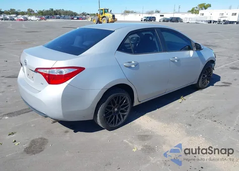 2015 Toyota Corolla Le z USA, uszkodzony, nr VIN 2T1BURHE1FC275294